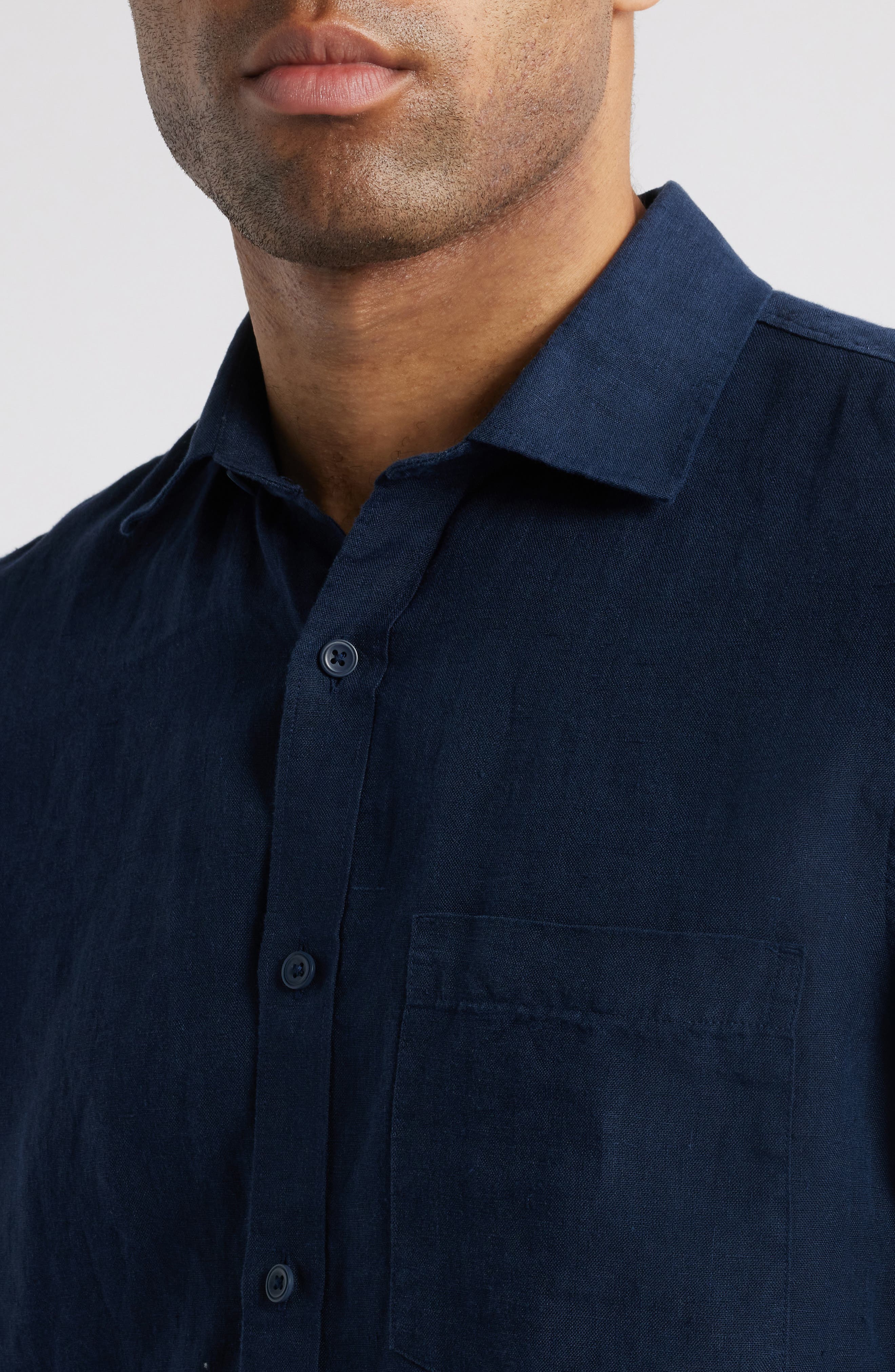 Linen Button-Up Shirt - image 2