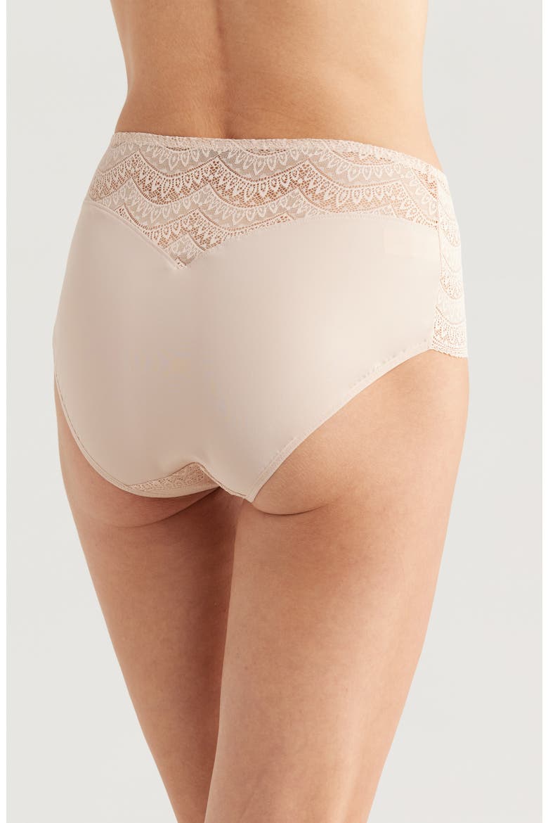 Karma High Waist Briefs, Alternate, color, PEAU ROSE