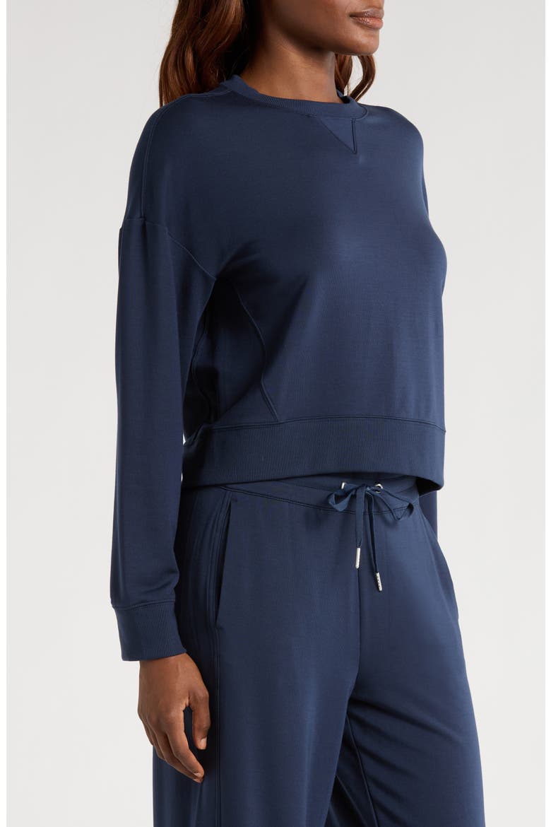Cloud Sweatshirt, Alternate, color, NAVY BLAZER