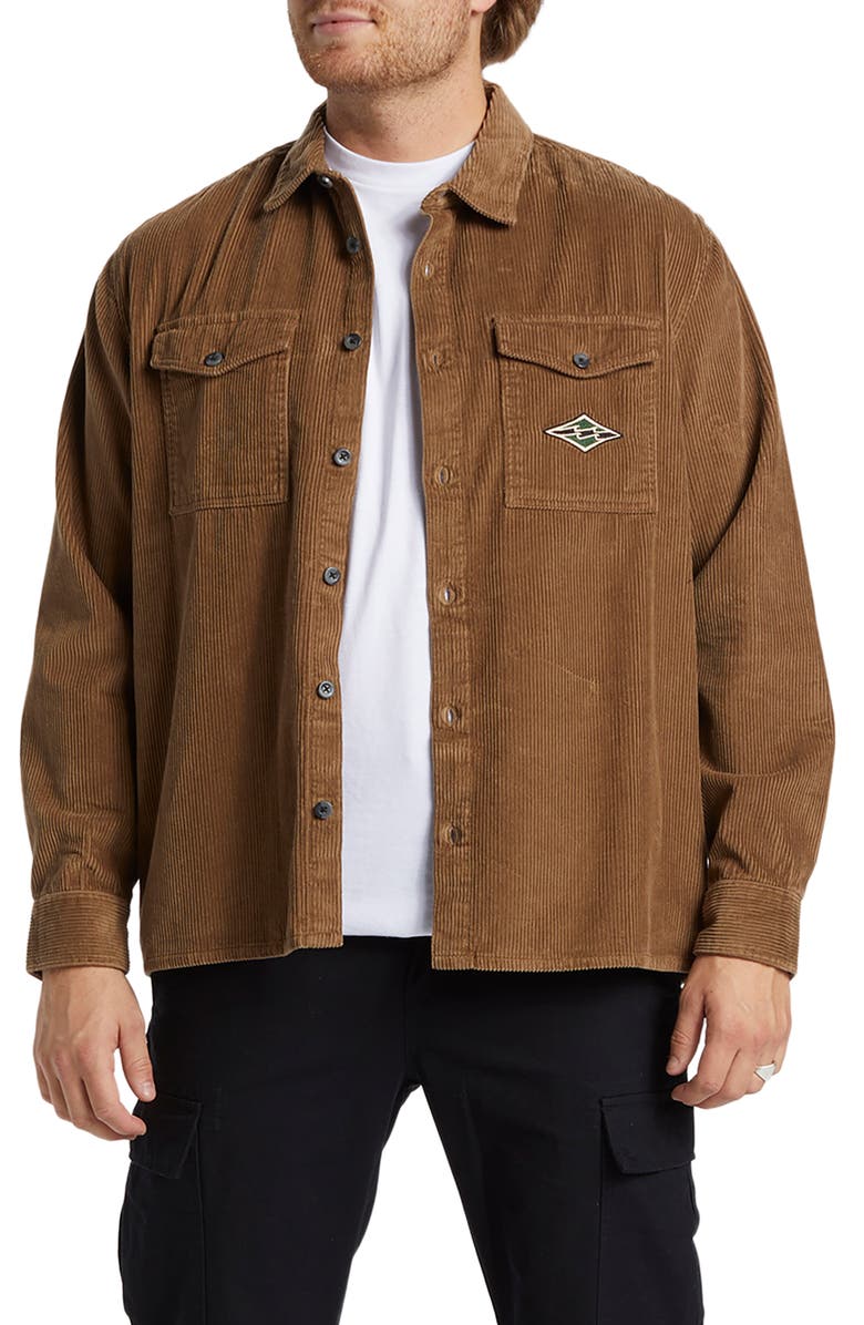 Billabong Bong Days Regular Fit Cotton Denim Button-Up Shirt, Main, color,