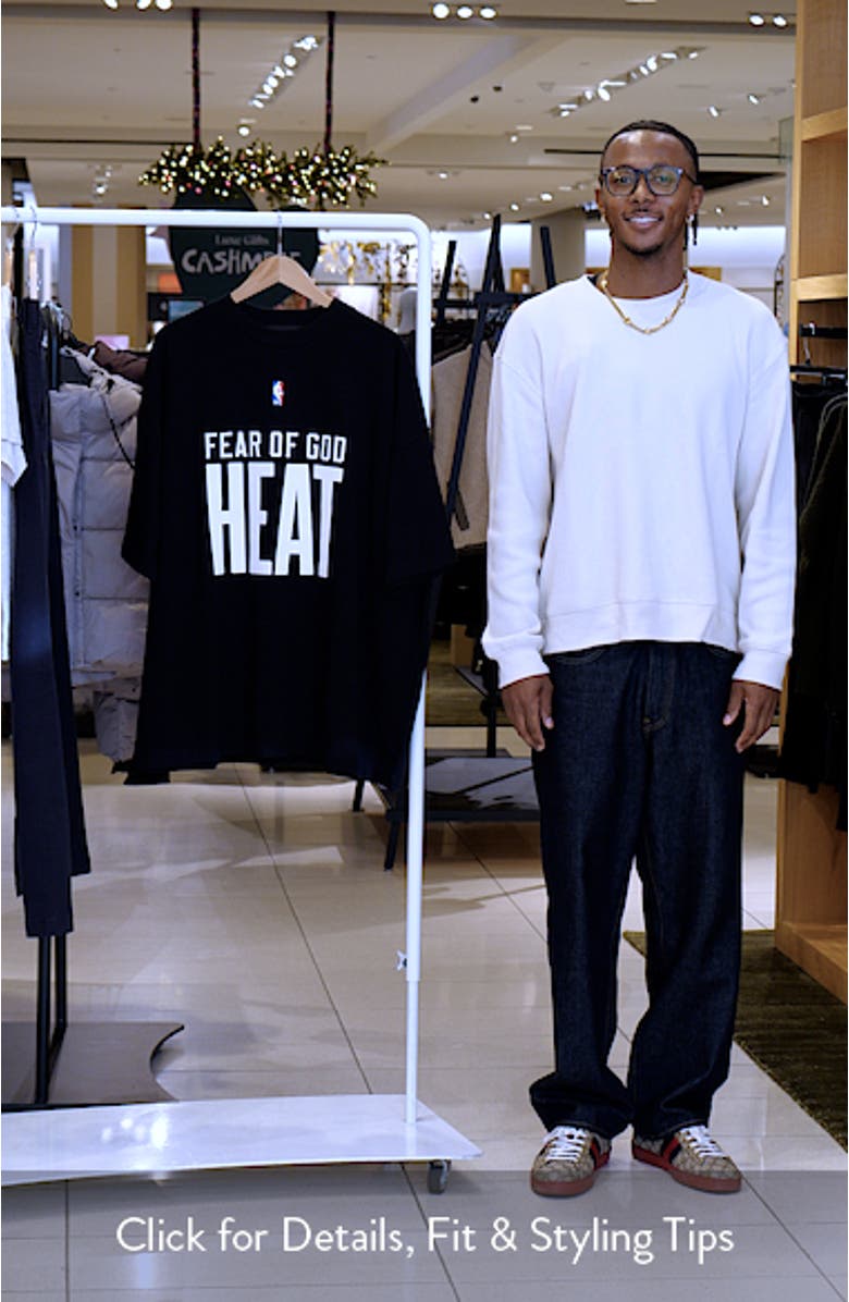 x NBA Heat Sport Fit Crewneck Sweatshirt, sales video thumbnail
