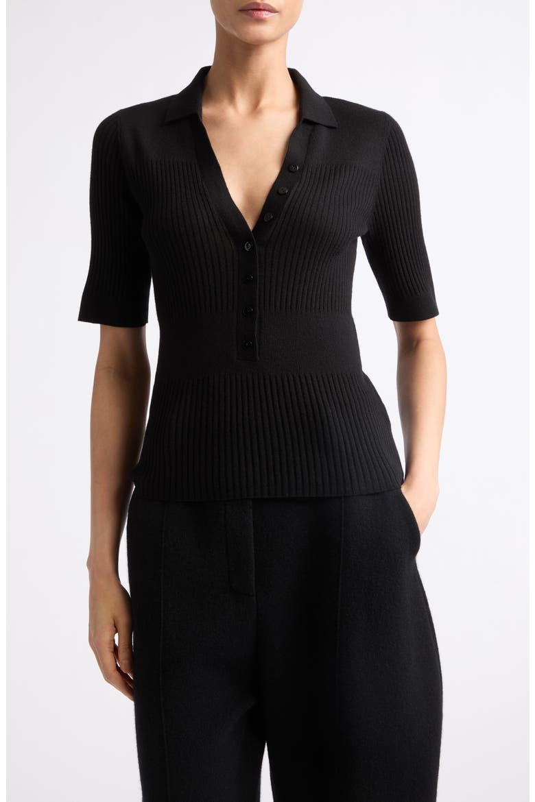 Malie Cashmere Pullover Sweater, Main, color, BLACK