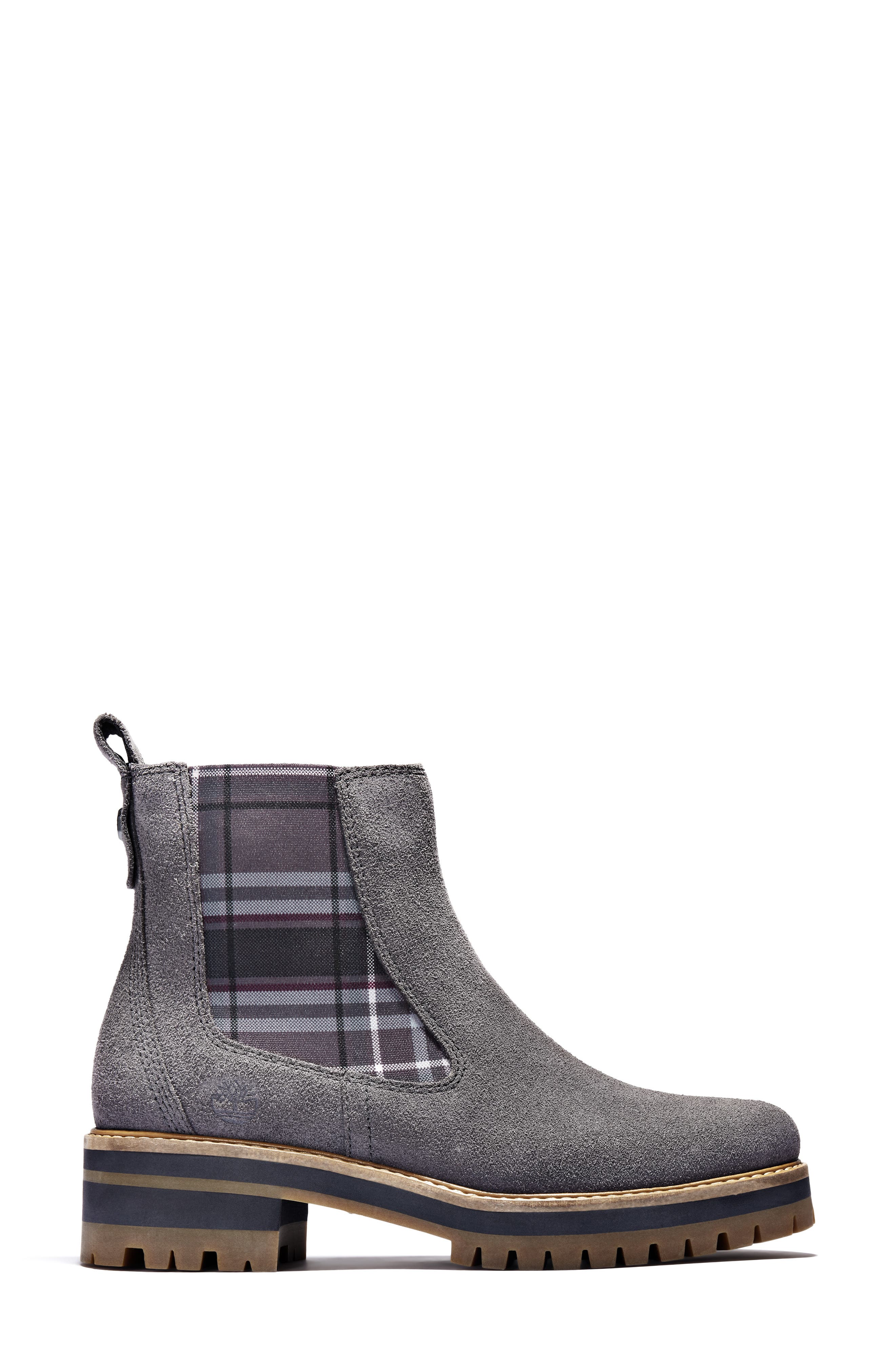 Courmayeur Valley Chelsea Boot, Alternate, color, DARK GREY NUBUCK