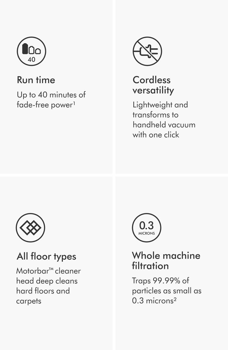 Dyson SV25 V8 Cordless Vacuum - Refurbished, Alternate, color, Silver/ Nickel