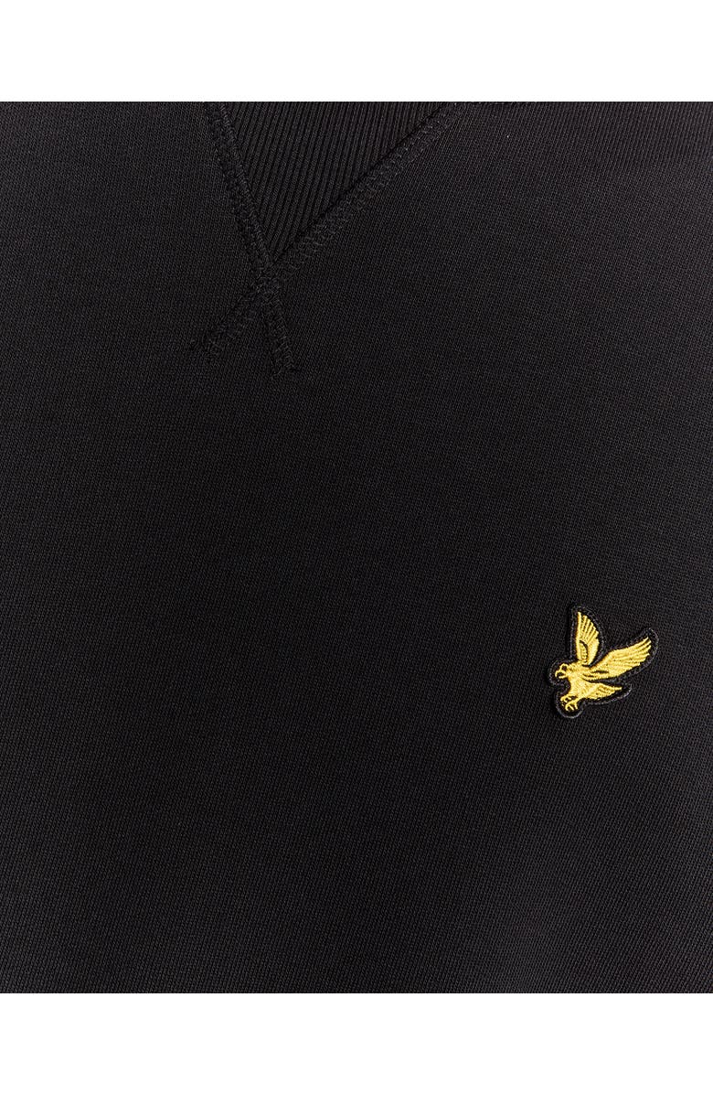 Lyle & Scott Crew Neck Sweater, Alternate, color, Jet Black