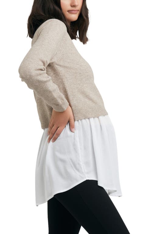 Ripe Maternity Sandy Detachable Maternity Nursing Top In Brown