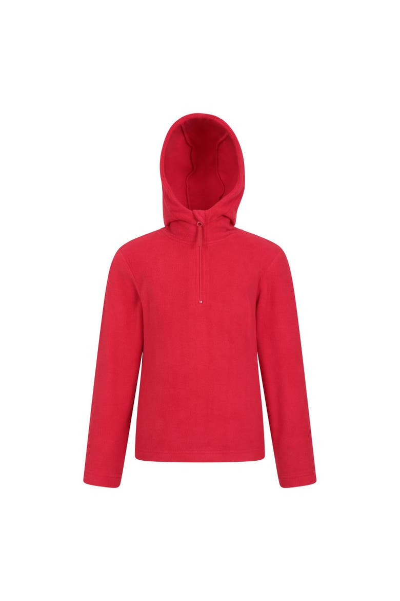 Childrens/Kids Camber II Fleece Hoodie, Main, color, Dark Red