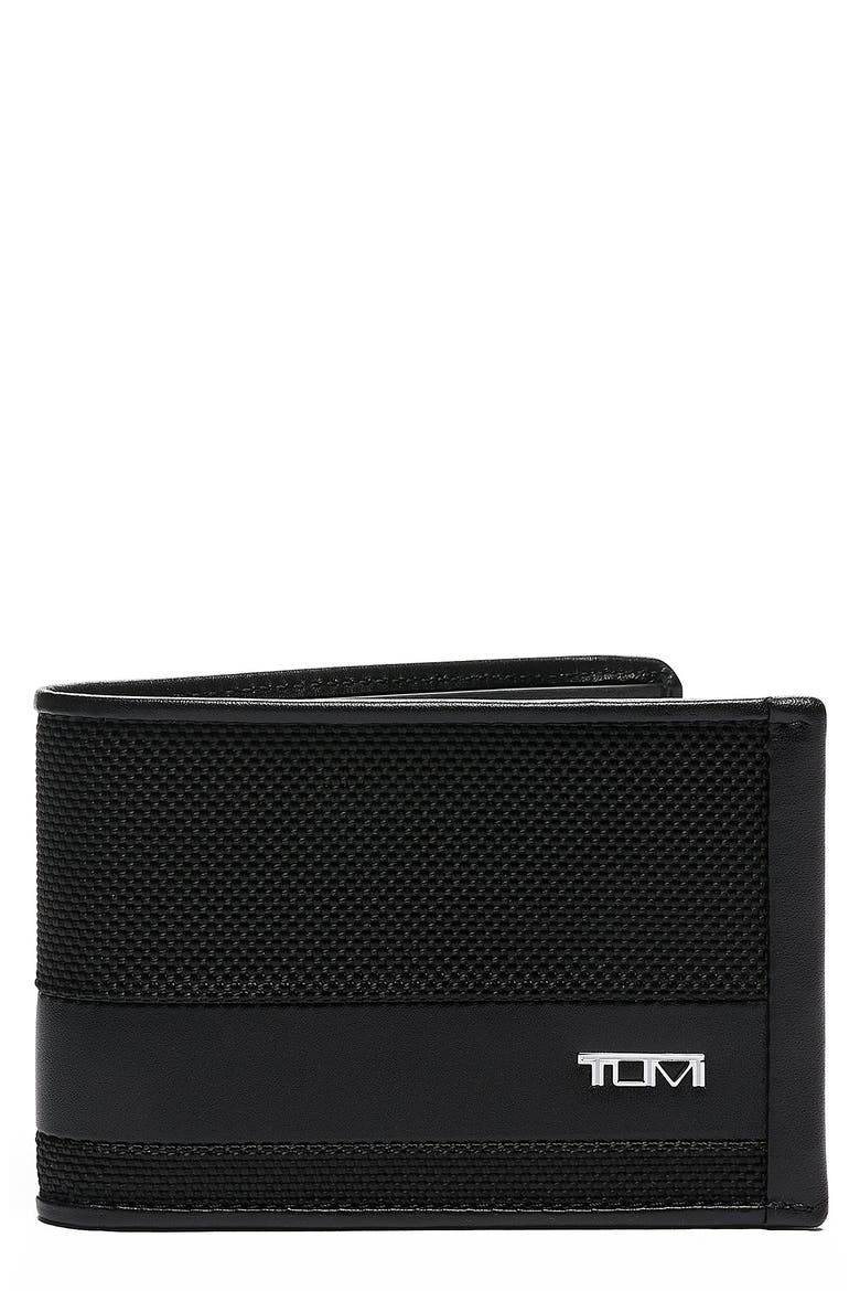 Alpha Slim Wallet, Main, color, BLACK
