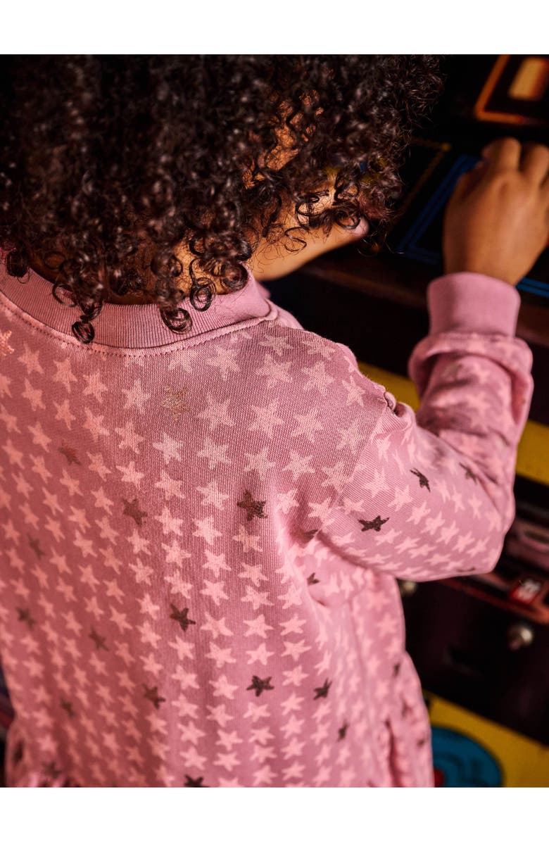 Tea Collection NEW French Terry Dress, Alternate, color, Metallic Stars