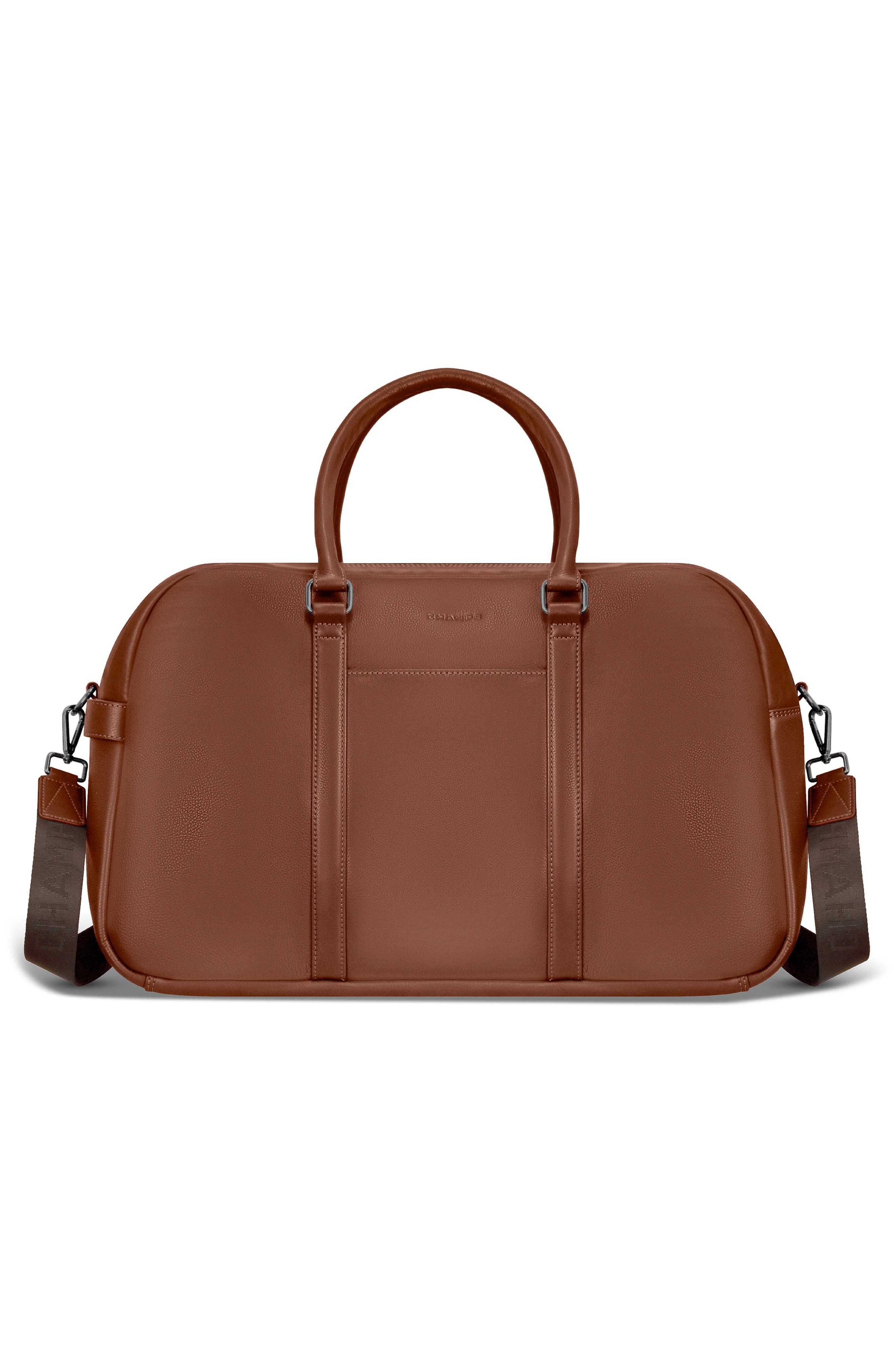 CHAMPS Onyx Leather Duffel Bag, Alternate, color, Brown