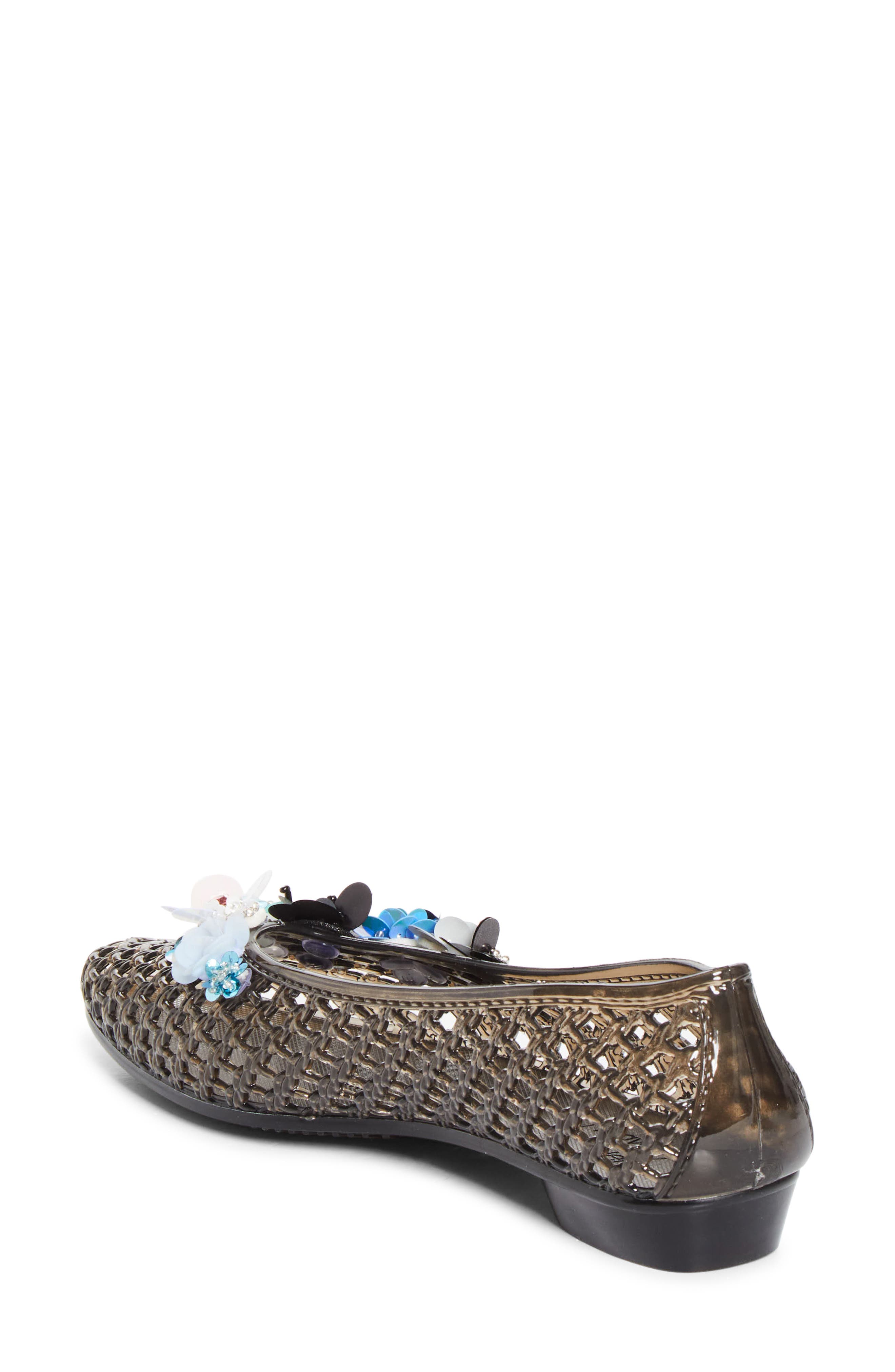 HEAVENLY JELLY Petal Jelly Ballet Flat, Alternate, color, Black