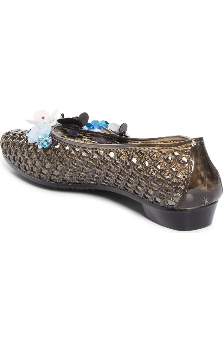 HEAVENLY JELLY Petal Jelly Ballet Flat, Alternate, color, Black