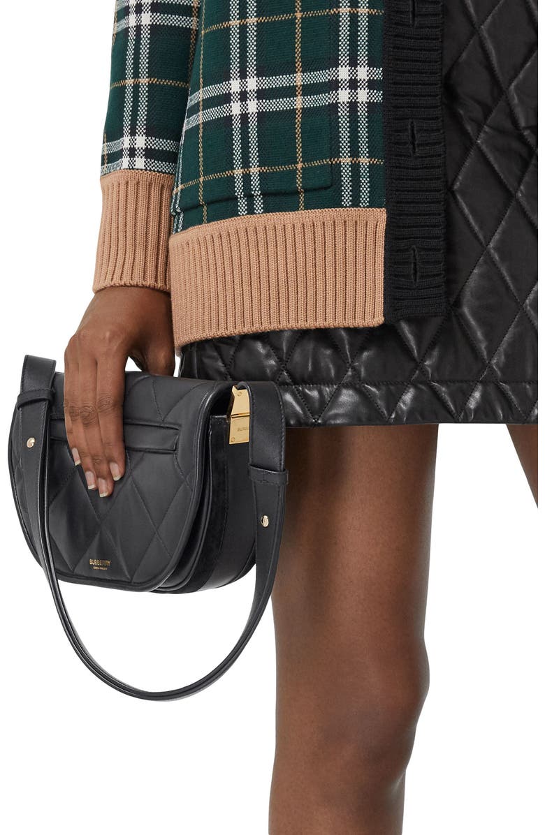 Burberry Small Olympia Diamond Quilted Leather Bag, Alternate, color,