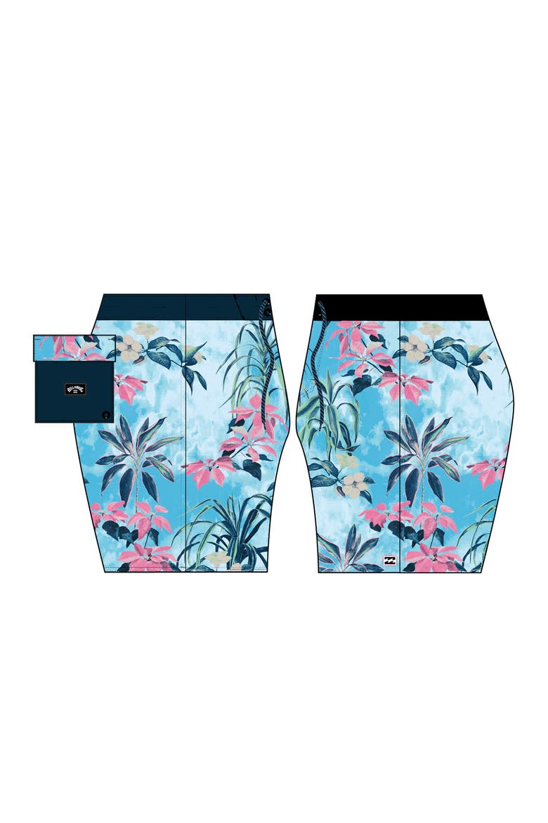 Kids' Sundays Swim Trunks, Main, color, COASTAL