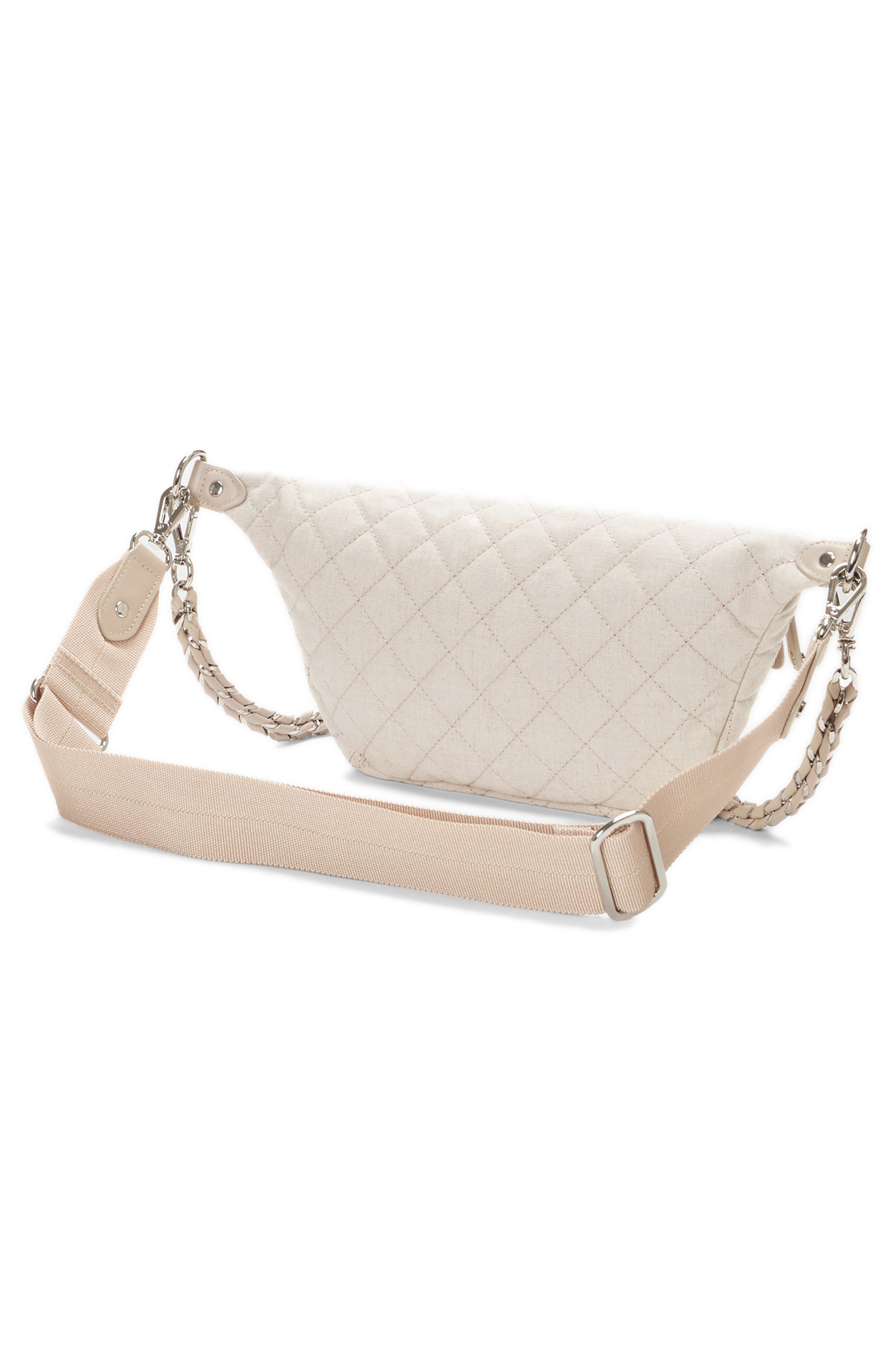 MZ Wallace Small Crosby Quilted Nylon Convertible Sling Bag, Alternate, color, 