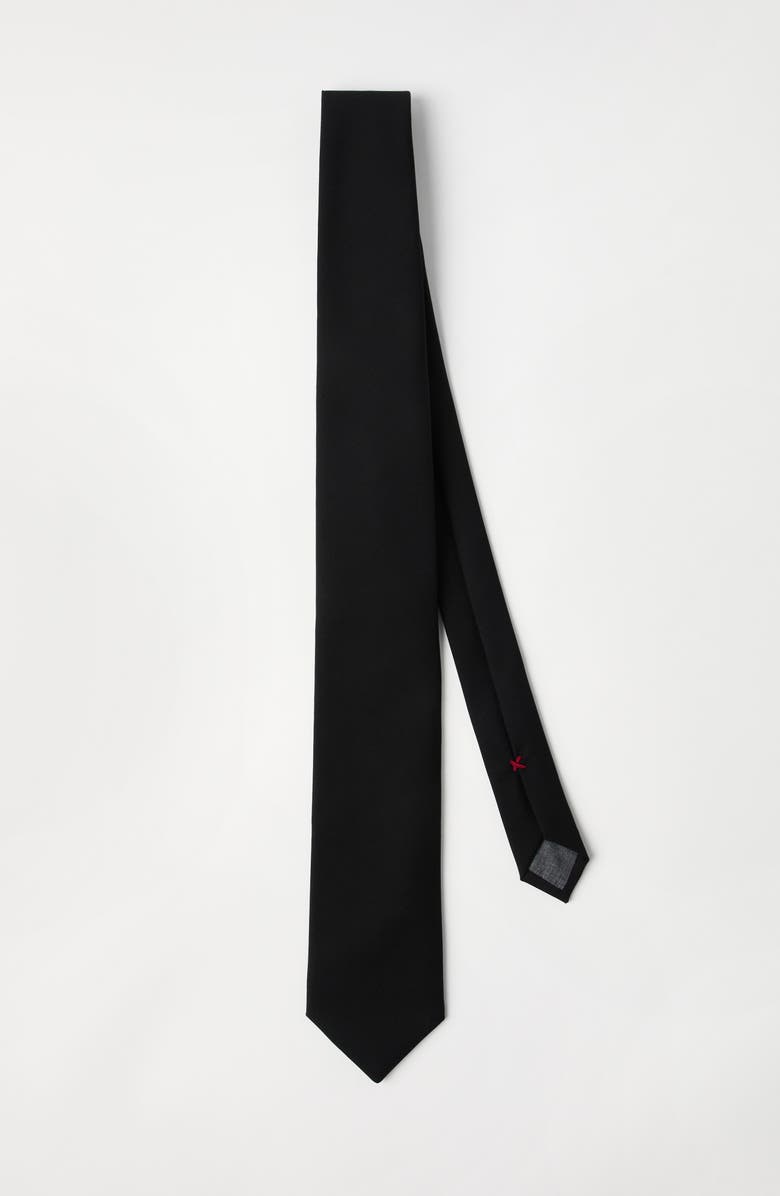 Brunello Cucinelli Necktie, Alternate, color, Black