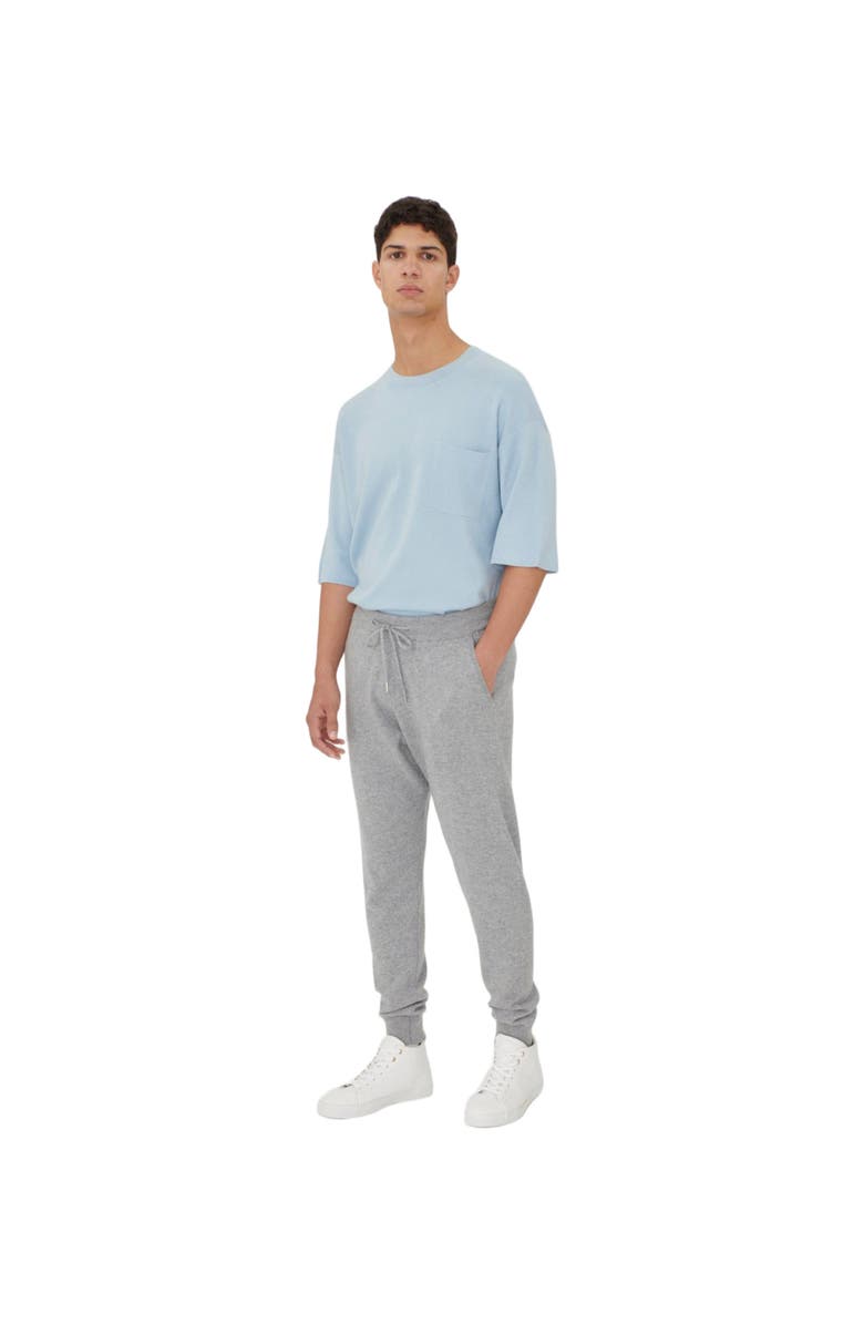 GOBI Mongolian Cashmere Men's Cashmere Jogger, Main, color, Vapor Blue