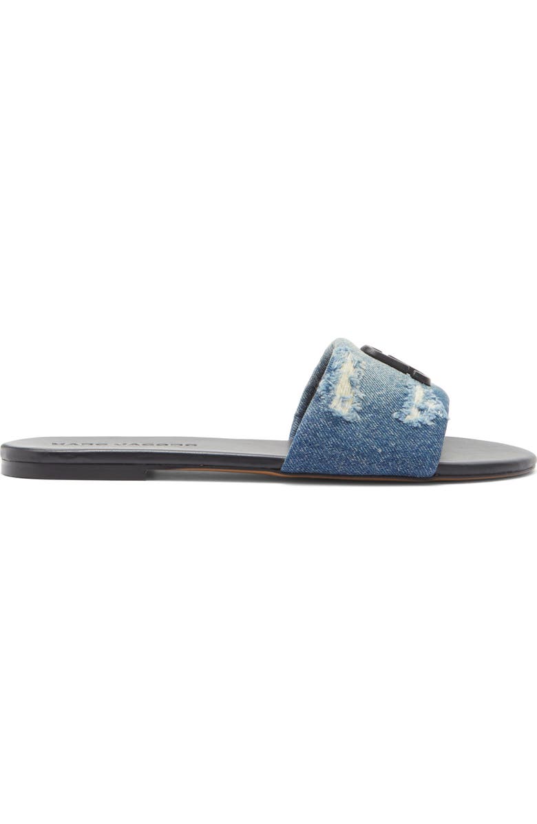 Marc Jacobs The Snapshot Slide Sandal, Alternate, color, Punk Indigo