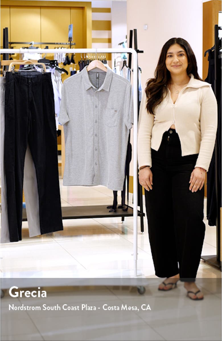 Ace Solid Short Sleeve Button-Up Shirt, sales video thumbnail