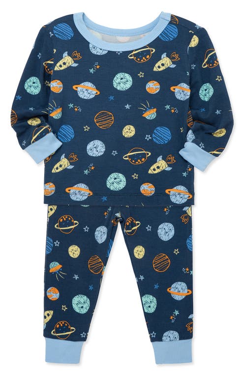 Little Me Baby Boys Space Pajamas, 4 Piece Set In Multi