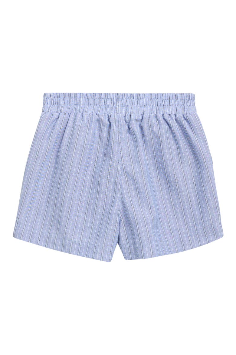 Kids' Woven Shorts, Alternate, color, BLUE/ WHITE