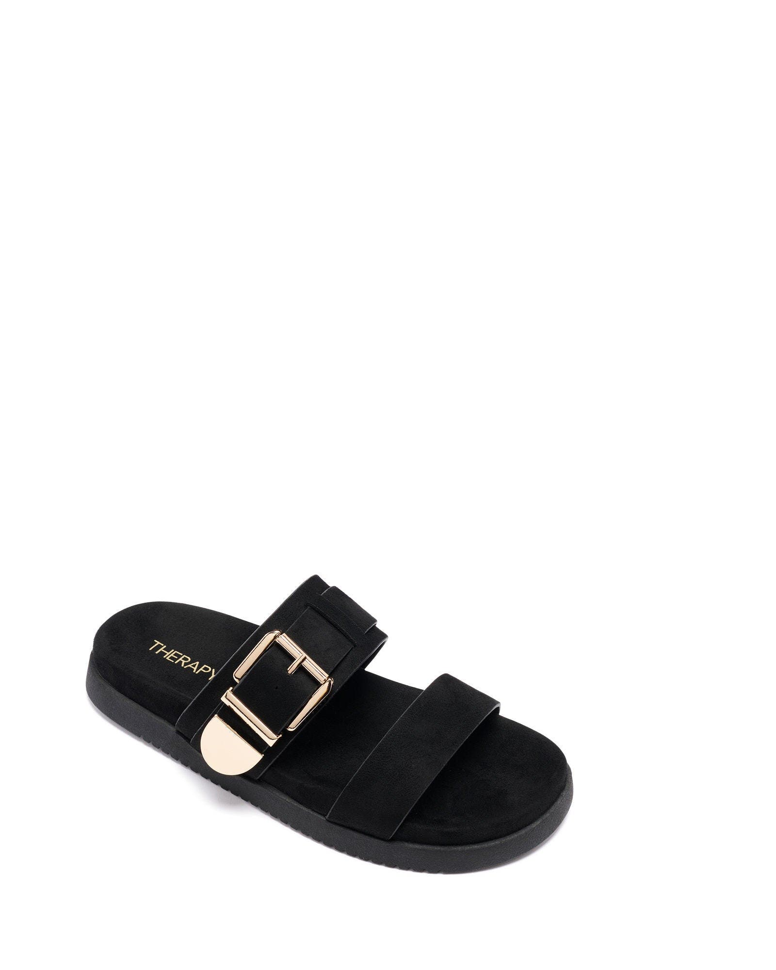 Black Faux Suede