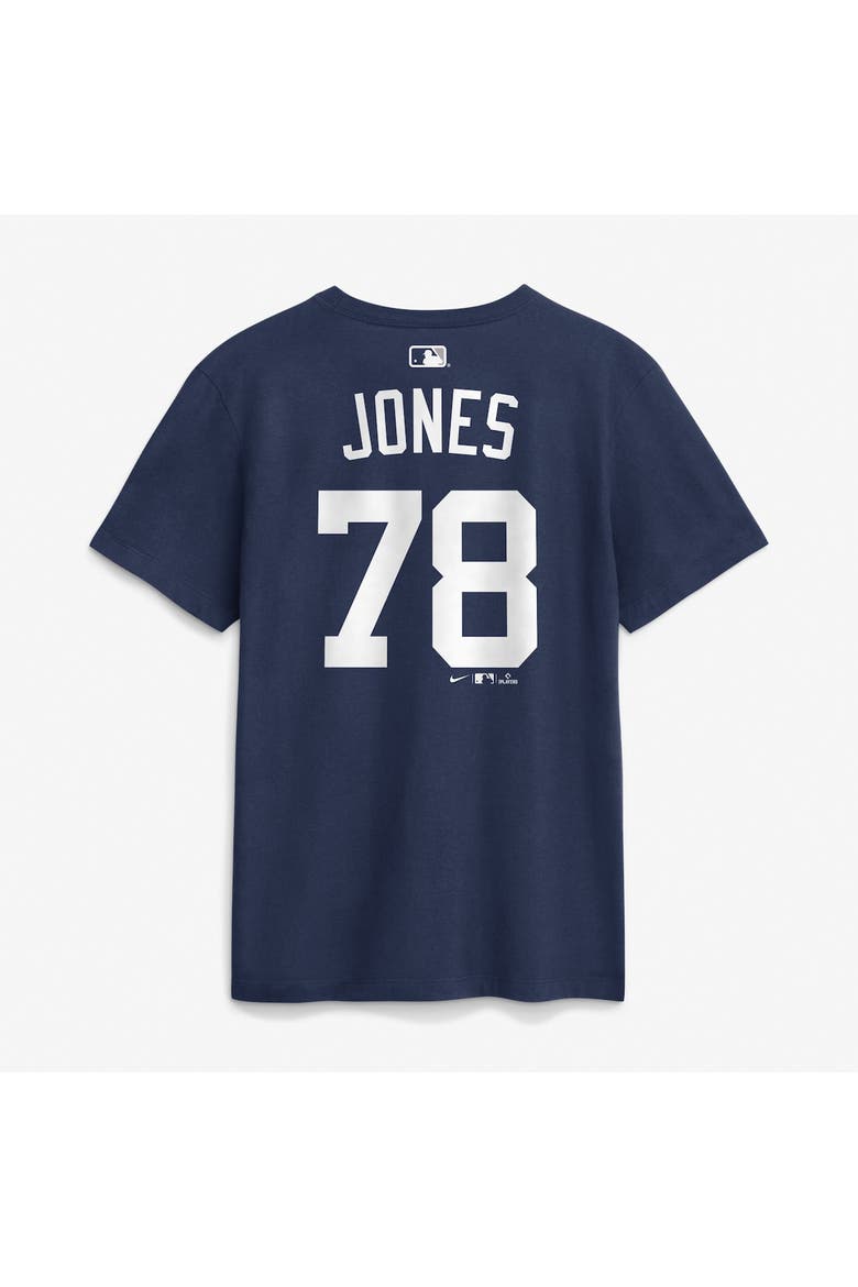 Men's Nike Spencer Jones Navy New York Yankees Home Name & Number T-Shirt, Alternate, color, Navy