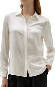 Lilysilk Basic Concealed Placket Silk Shirt