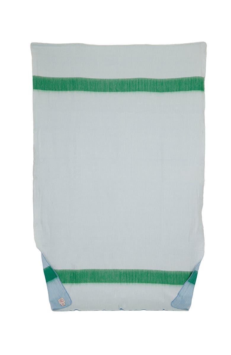 Purple Nest Design Kani Collection  Blanket, Alternate, color, Blue