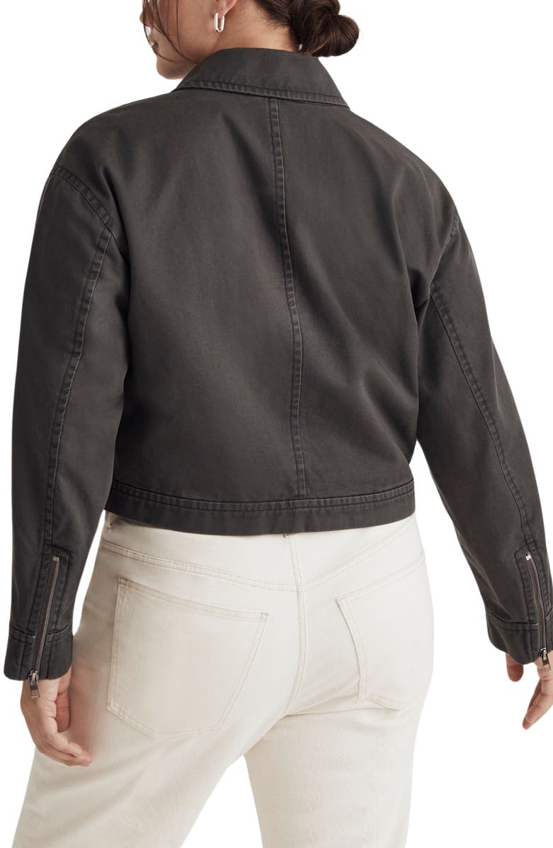 Madewell Crop (Re)generative Chino Utilitarian Jacket, Alternate, color, 