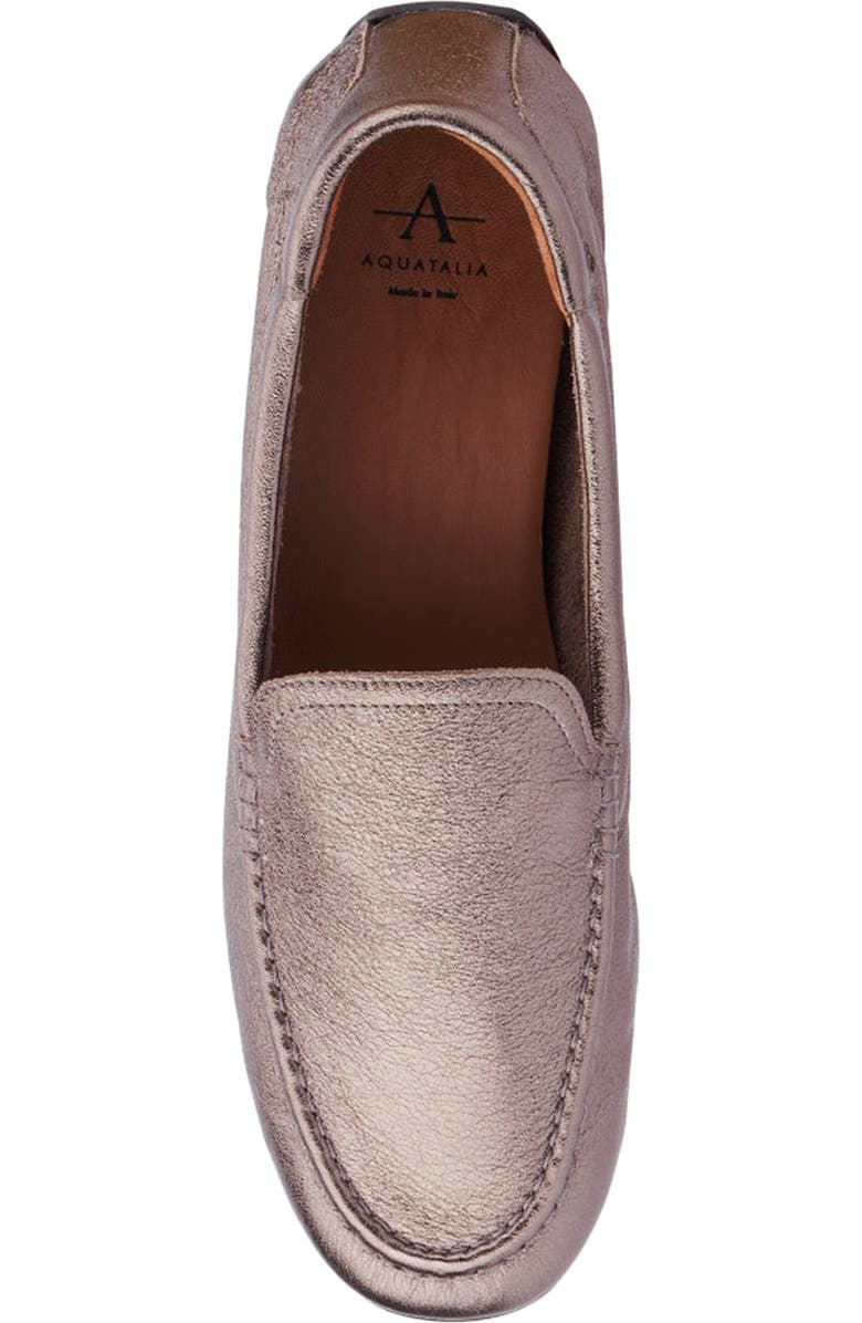 Aquatalia Qaitlin Metallic Flat, Alternate, color, Bronze2