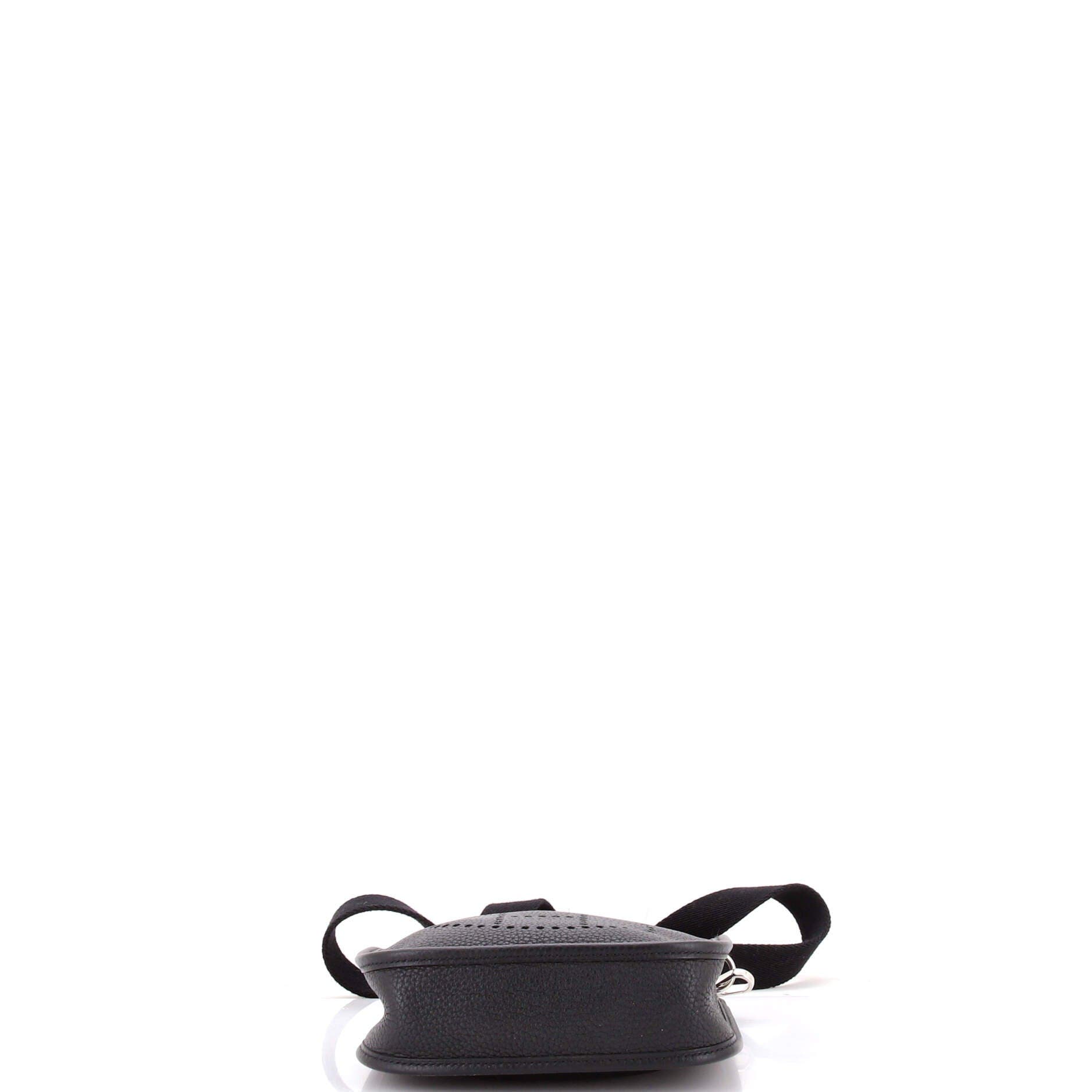 Pre-Owned Hermes Evelyne Bag Gen III Clemence TPM, Alternate, color, Noir