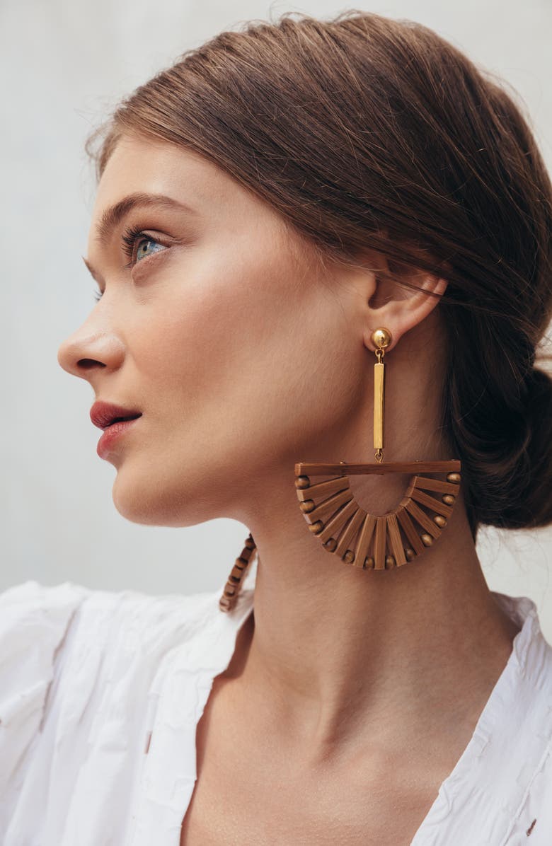 Cult Gaia Ark Earrings, Alternate, color, 