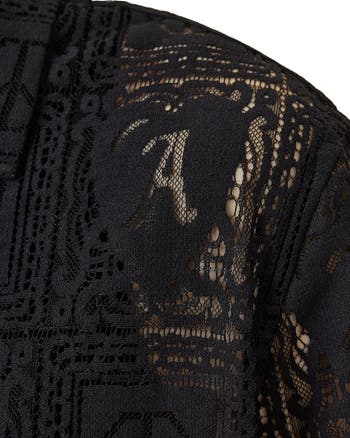 Netley Lace Short Sleeve Button-Up Shirt