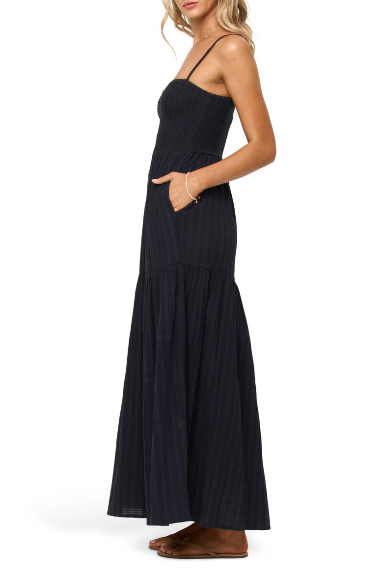 Mabel Cover-Up Maxi Dress, Alternate, color, BLACK