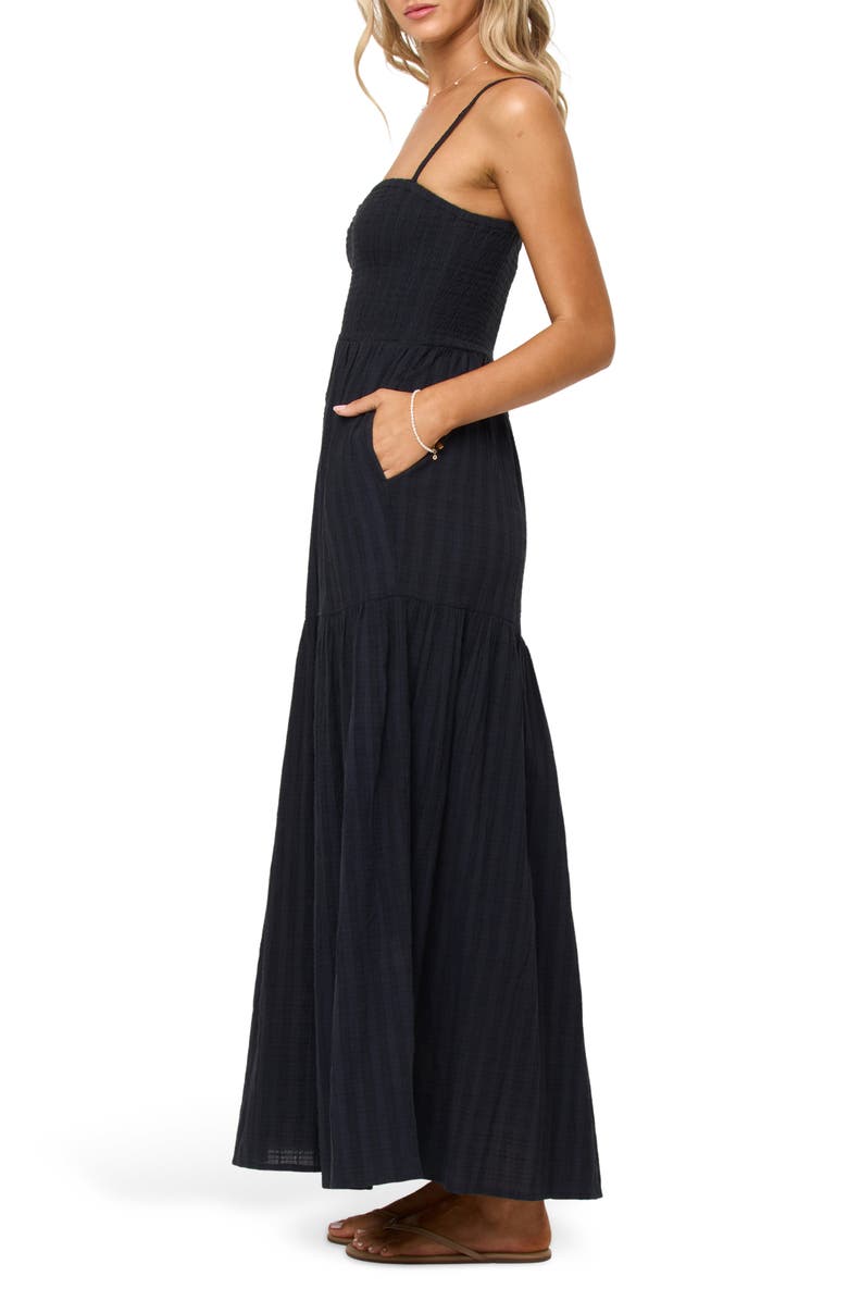 LSPACE Mabel Cover-Up Maxi Dress, Alternate, color, Black