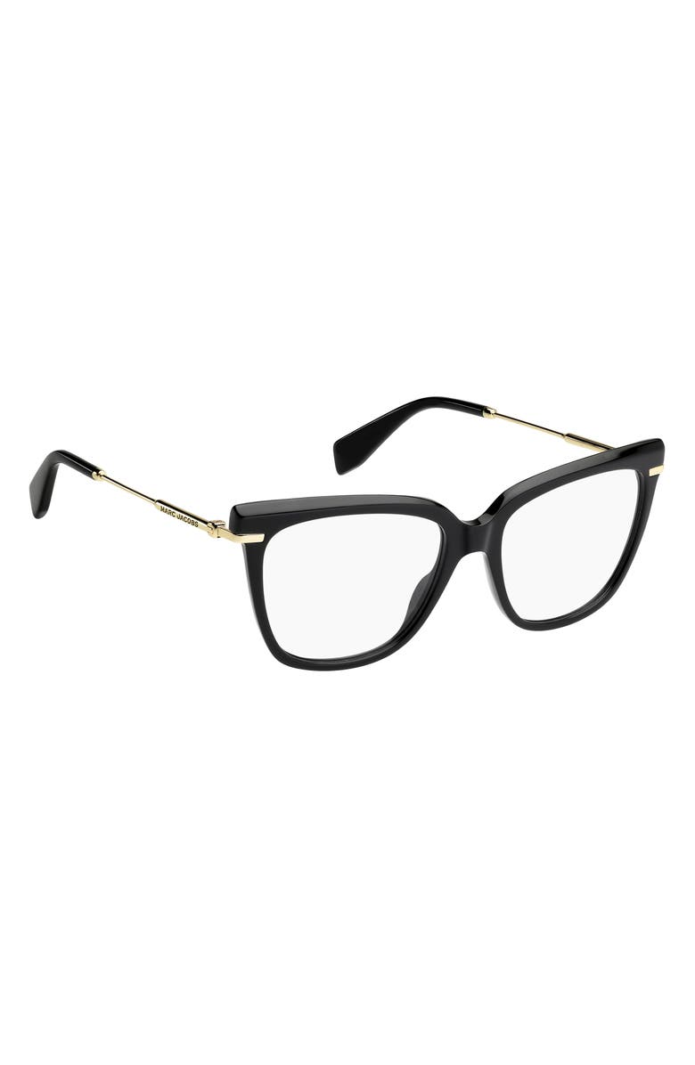 Marc Jacobs 53mm Cat Eye Optical Glasses, Alternate, color, 