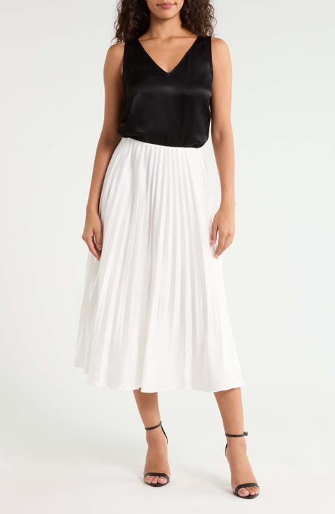 Sidney Pleated Maxi Skirt