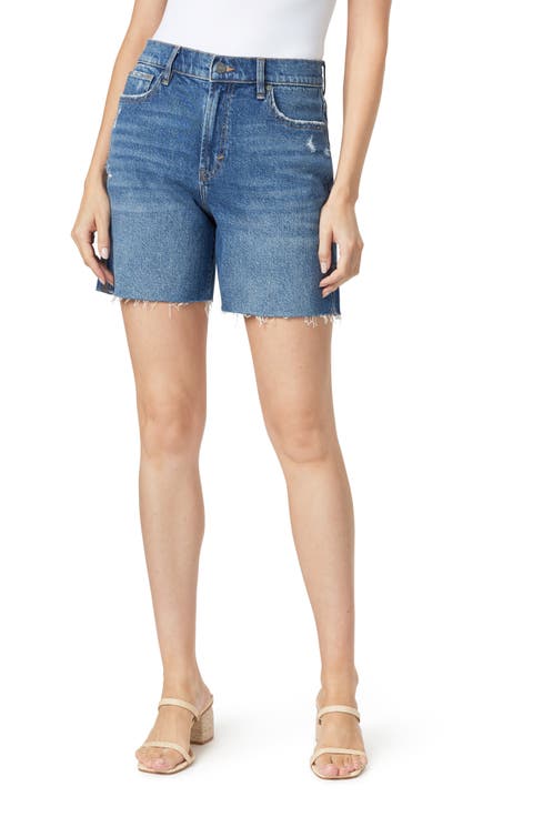 Skylar Double Pleat Denim Shorts Skylar Double Pleat Denim Shorts