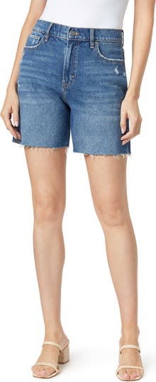 Skylar Double Pleat Denim Shorts