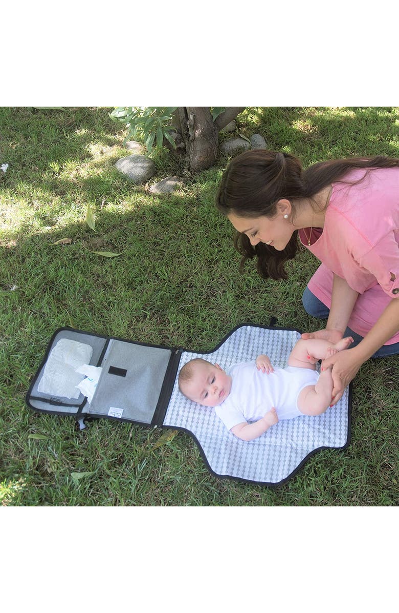 Comfy Cubs Portable Large Changing Pad, Alternate, color, Solid Grey