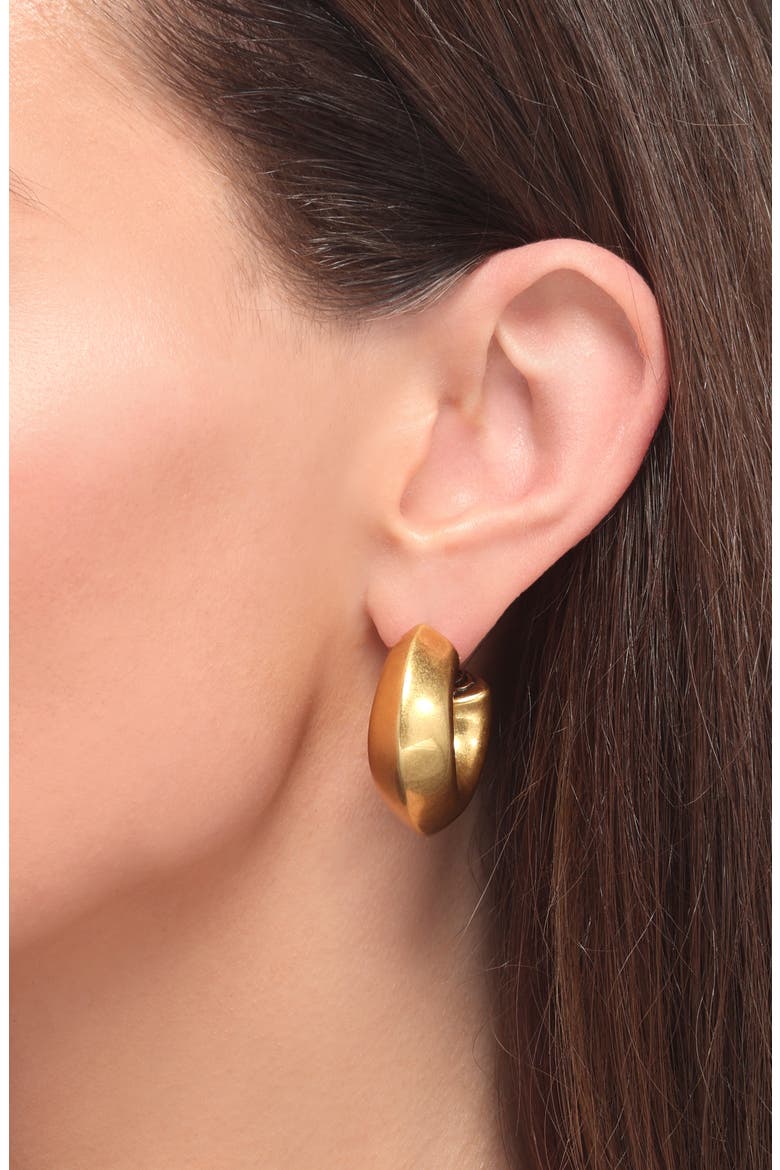 Embry Hoop Earrings, Alternate, color, VINTAGE GOLD