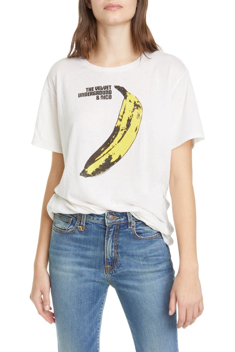 Velvet Underground Banana Graphic Tee, Main, color, ECRU