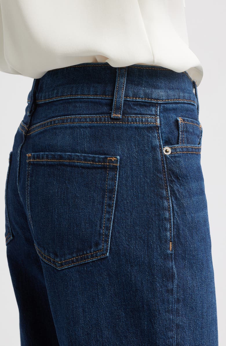 Nordstrom High Waist Straight Leg Jeans, Alternate, color, Elliot Wash