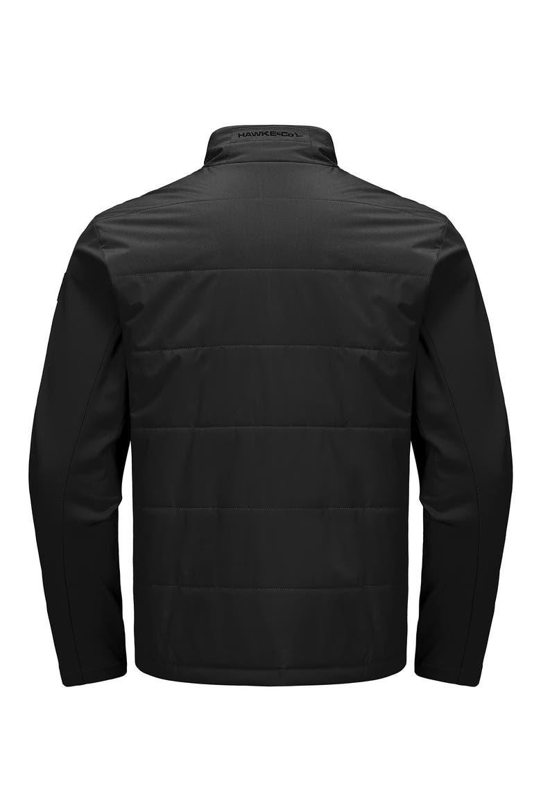 Water Resistant Hybrid Stretch Jacket, Alternate, color, BLACK