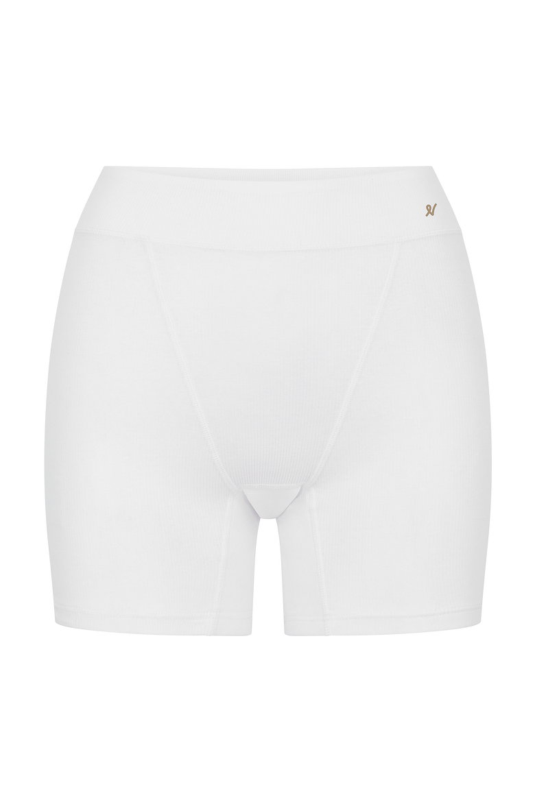 The Organic Cotton Boyfriend Boxer, Alternate, color, Cotton White