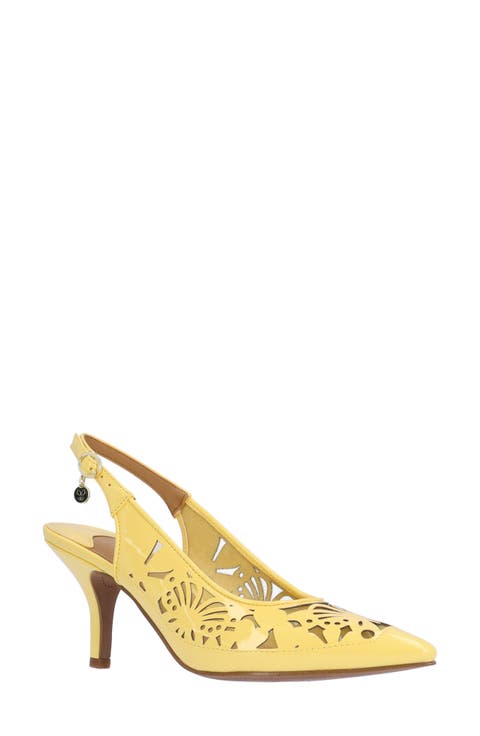 Vanani Slingback Pointed Cap Toe Pump (Women)
