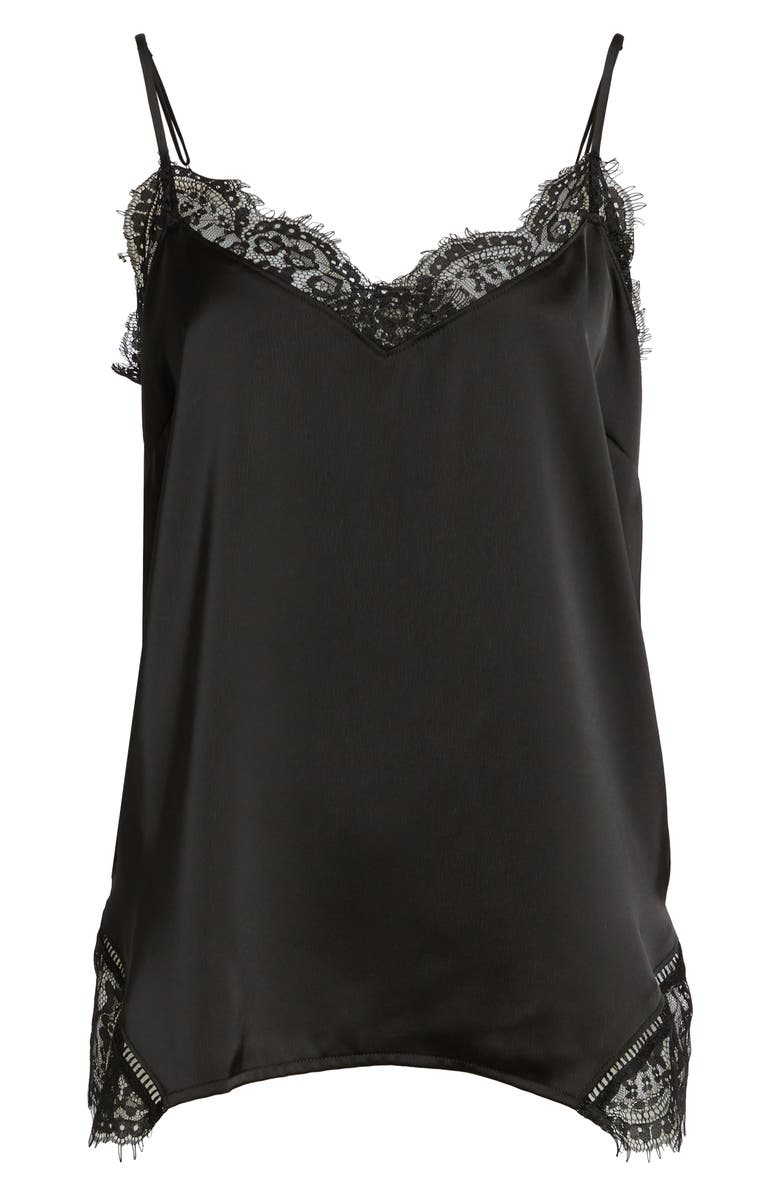 Halogen<sup>®</sup> Lace Trim Camisole, Alternate, color,