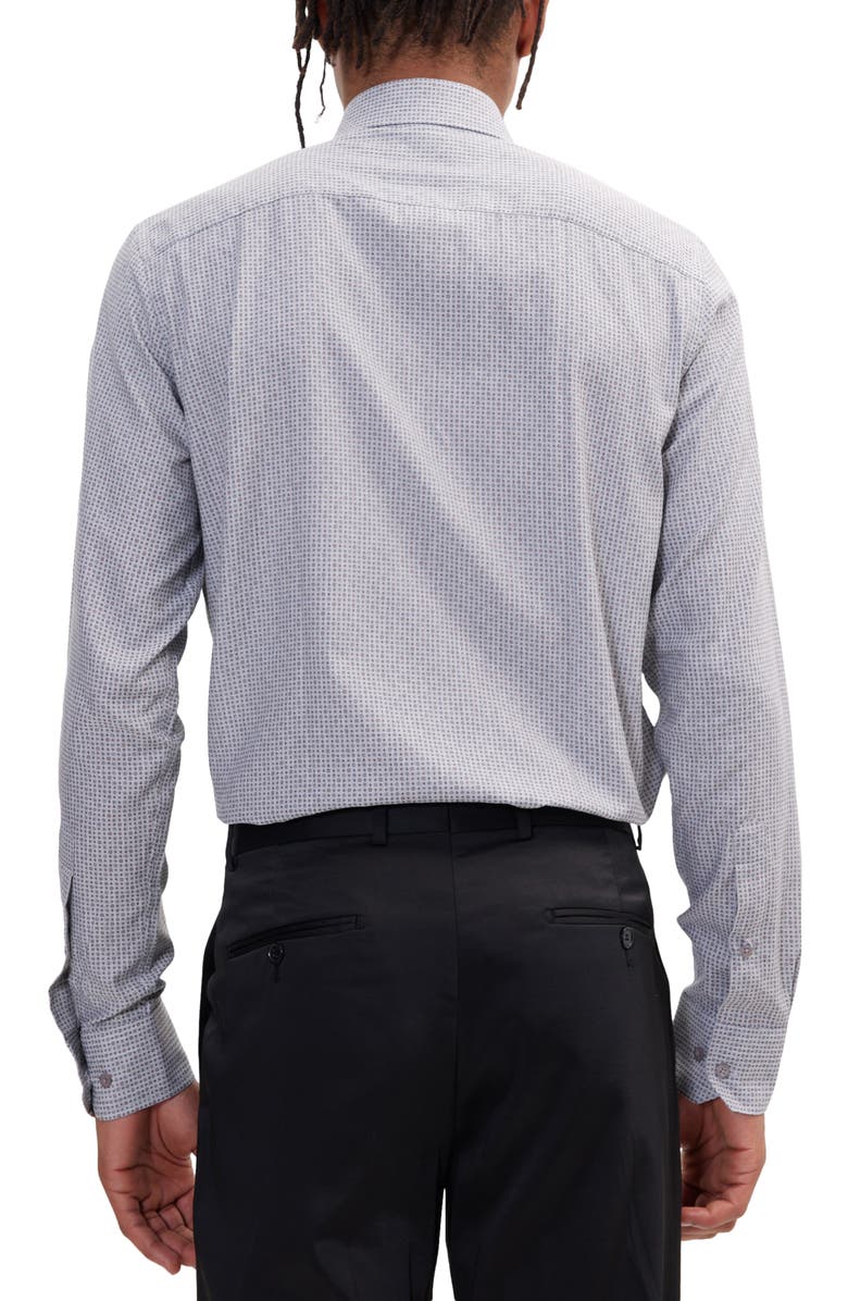 RON TOMSON Dot French Placket Dress Shirt, Alternate, color,