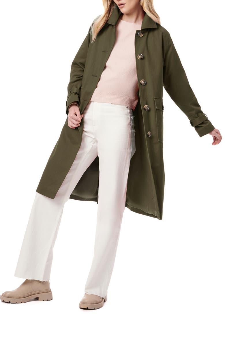 Bernardo Cotton Twill Topper Jacket, Alternate, color,